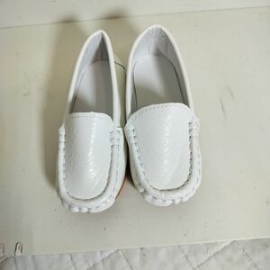 & Other Stories Kids White Textured Dress Shoes